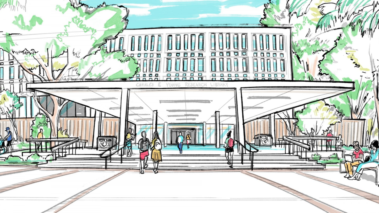 UCLA Charles Young Research Library Floor 2 Offices